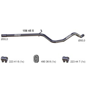 Compre Tubo de escape de ERNST online para Golf VII Hatchback (5G1, BQ1, BE1, BE2) a precios moderados