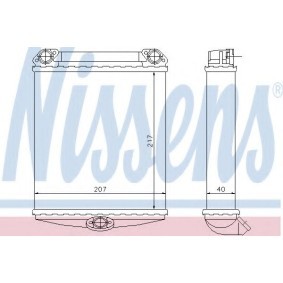 Wärmetauscher, Innenraumheizung 72026 von NISSENS günstig für 82,42 € online kaufen