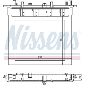 Wärmetauscher, Innenraumheizung 72033 von NISSENS günstig für 389,60 € online kaufen