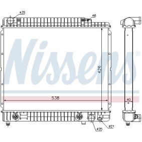 Wärmetauscher, Innenraumheizung 72653 von NISSENS günstig für 138,20 € online kaufen