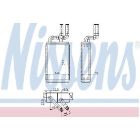 Achetez des Radiateur de chauffage de chez NISSENS en ligne pour HIACE III Camionnette (YH7_, LH6_, LH7_, LH5_, YH5_, YH6_) à prix modérés