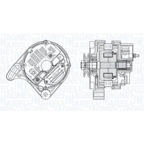 Kjøp Dynamo av MAGNETI MARELLI 063730572010 til den lave prisen 1829,07 NOK