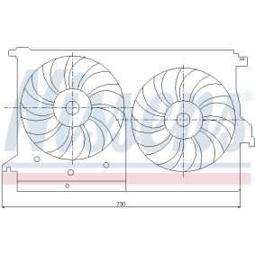 Kühlerlüfter 85404 von NISSENS günstig für 100,52 € online kaufen