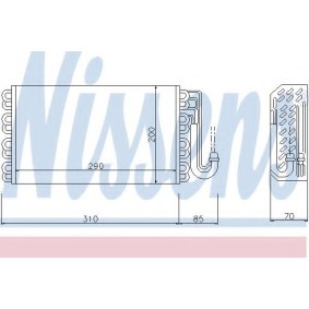Verdampfer, Klimaanlage 92146 von NISSENS günstig für 73,58 € online kaufen