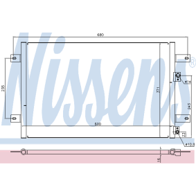Compre Condensador de aire acondicionado de NISSENS online para ESPACE II (J/S63_) a precios moderados