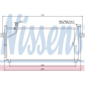 Klimakondensator 94497 von NISSENS günstig für 88,00 € online kaufen