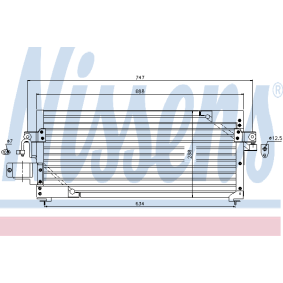 Comprar Condensador, aire acondicionado de NISSENS 94505 a bajo precio de 79,39 €