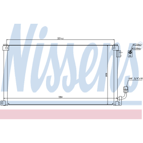 Compre Condensador de aire acondicionado de NISSENS online para FAMILIA V (BA) a precios moderados