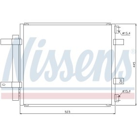 Compre Condensador de ar condicionado de NISSENS online para XJ Sedan (X350, X358) a preços moderados