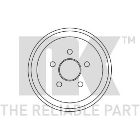 Achetez des Tambour de frein NK 259303 à prix pour 33,94 €
