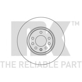 Achetez des Disque de frein NK 343648 à prix pour 90,84 €