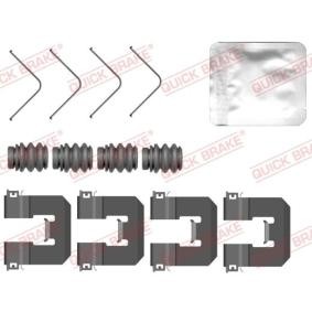 Comprar Kit de accesorios, pastillas de frenos de QUICK BRAKE 109-0160 a bajo precio de 13,87 €
