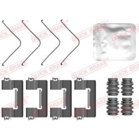 Comprar Kit de accesorios, pastillas de frenos de QUICK BRAKE 109-0163 a bajo precio de 14,77 €