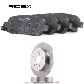 Achetez des Disques et plaquettes de freins RIDEX 3405B2301 à prix pour 103,62 €