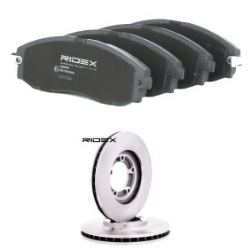 Achetez des Kit disque et plaquette de frein de chez RIDEX en ligne pour H-1 Camion plate-forme/Châssis à prix modérés