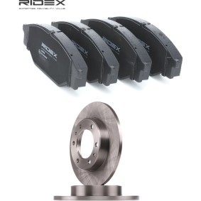 Köp Bromssats från RIDEX på nätet till HILUX V Pick-up (LN_, KZN1_, VZN1_) till schyssta priser