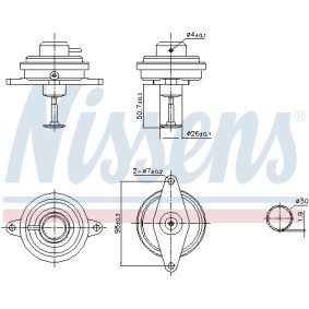 AGR-Ventil 98470 von NISSENS günstig für 49,23 € online kaufen