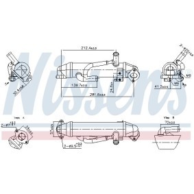 AGR Kühler 989456 von NISSENS günstig für 322,59 € online kaufen
