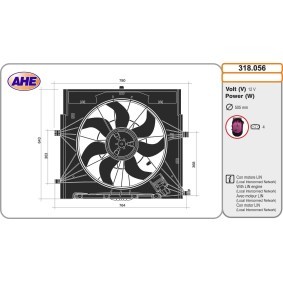 Acquista Ventola radiatore da AHE 318.056 a buon mercato per soli 566,69 €