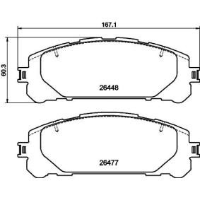 Bremsbeläge für SUZUKI von HELLA