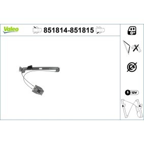 Achetez des Lève-vitre VALEO 851814 à prix pour 64,83 €