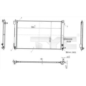 Achetez des Intercooler TYC 770-0003 à prix pour 187,85 €