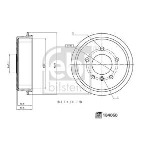 Osta Jarrurumpu FEBI BILSTEIN:llä 184060 edullisesti hintaan 29,73 €