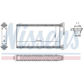 Wärmetauscher, Innenraumheizung 707288 von NISSENS günstig für 92,86 € online kaufen