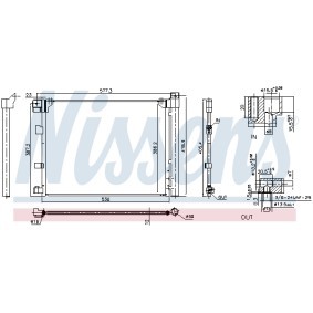 Compre Condensador de aire acondicionado de NISSENS online para Sentra V (B15) a precios moderados