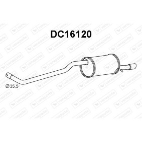 Comprar Silenciador trasero de VENEPORTE DC16120 a bajo precio de 126,19 €
