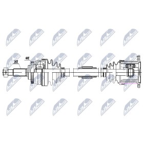Antriebswelle NPW-NS-161 von NTY günstig für 193,03 € online kaufen