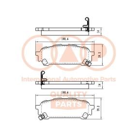 Bremsbeläge 704-15037 von IAP QUALITY PARTS günstig für 79,55 € online kaufen