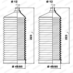 Faltenbalgsatz, Lenkung K150149 von MOOG günstig für 22,40 € online kaufen
