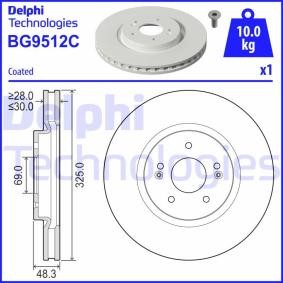 Achetez des Disque de frein de chez DELPHI en ligne pour Tucson (NX4, NX4E) à prix modérés