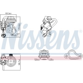 AGR-Ventil 98344 von NISSENS günstig für 97,61 € online kaufen