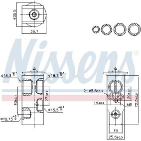 Expansionsventil, Klimaanlage 999455 von NISSENS günstig für 33,47 € online kaufen
