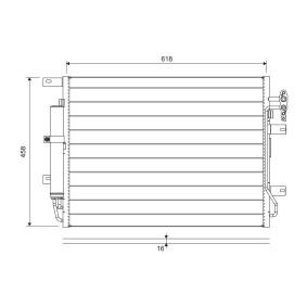 Achetez des Condenseur, climatisation VALEO 822718 à prix pour 215,69 €