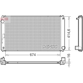 Compre Radiador de DENSO online para NX (ZGZ1_, AGZ1_, AYZ1_) a precios moderados