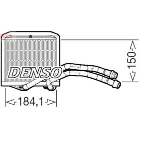 Wärmetauscher, Innenraumheizung DRR09102 von DENSO günstig für 61,63 € online kaufen