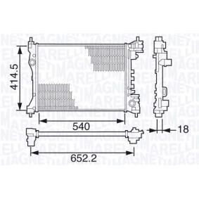 Kühler, Motorkühlung 350213203500 von MAGNETI MARELLI günstig für 167,03 € online kaufen