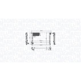 Compre Radiador, arrefecimento do motor da MAGNETI MARELLI 350213212700 a um preço baixo por 80,87 €