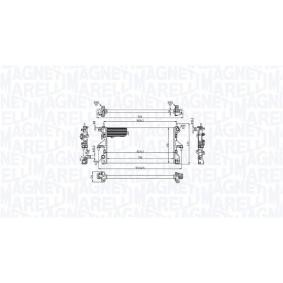 Compre Radiador, arrefecimento do motor da MAGNETI MARELLI 350213215200 a um preço baixo por 95,90 €