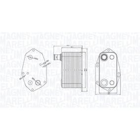 Achetez des Radiateur d'huile MAGNETI MARELLI 350300000200 à prix pour 44,08 €