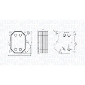 Achetez des Radiateur d'huile MAGNETI MARELLI 350300001600 à prix pour 36,15 €