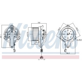 Compre Ventilador do habitáculo de NISSENS online para Kuga Mk3 a preços moderados
