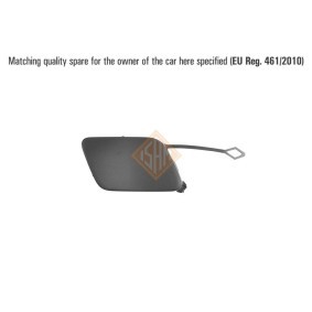 Compre Tapa de gancho remolque de ISAM online para A3 Sportback (8VA, 8VF) a precios moderados