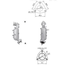 Compre Catalizador de VEGAZ online para NP300 Navara Camión de plataforma / Chasis (D40) a precios moderados