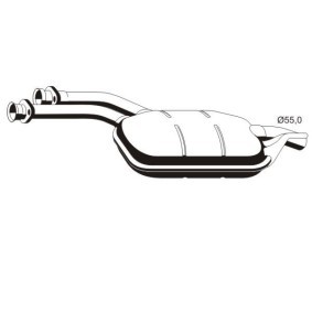 Compre Silenciador intermedio de VEGAZ online para Clase E Cabrio (A124) a precios moderados