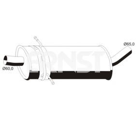 Mittelschalldämpfer MS-421ERNS von VEGAZ günstig für 125,44 € online kaufen