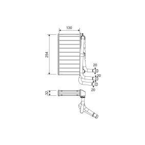 Achetez des Radiateur de chauffage de chez VALEO en ligne pour X6 (G06, F96) à prix modérés